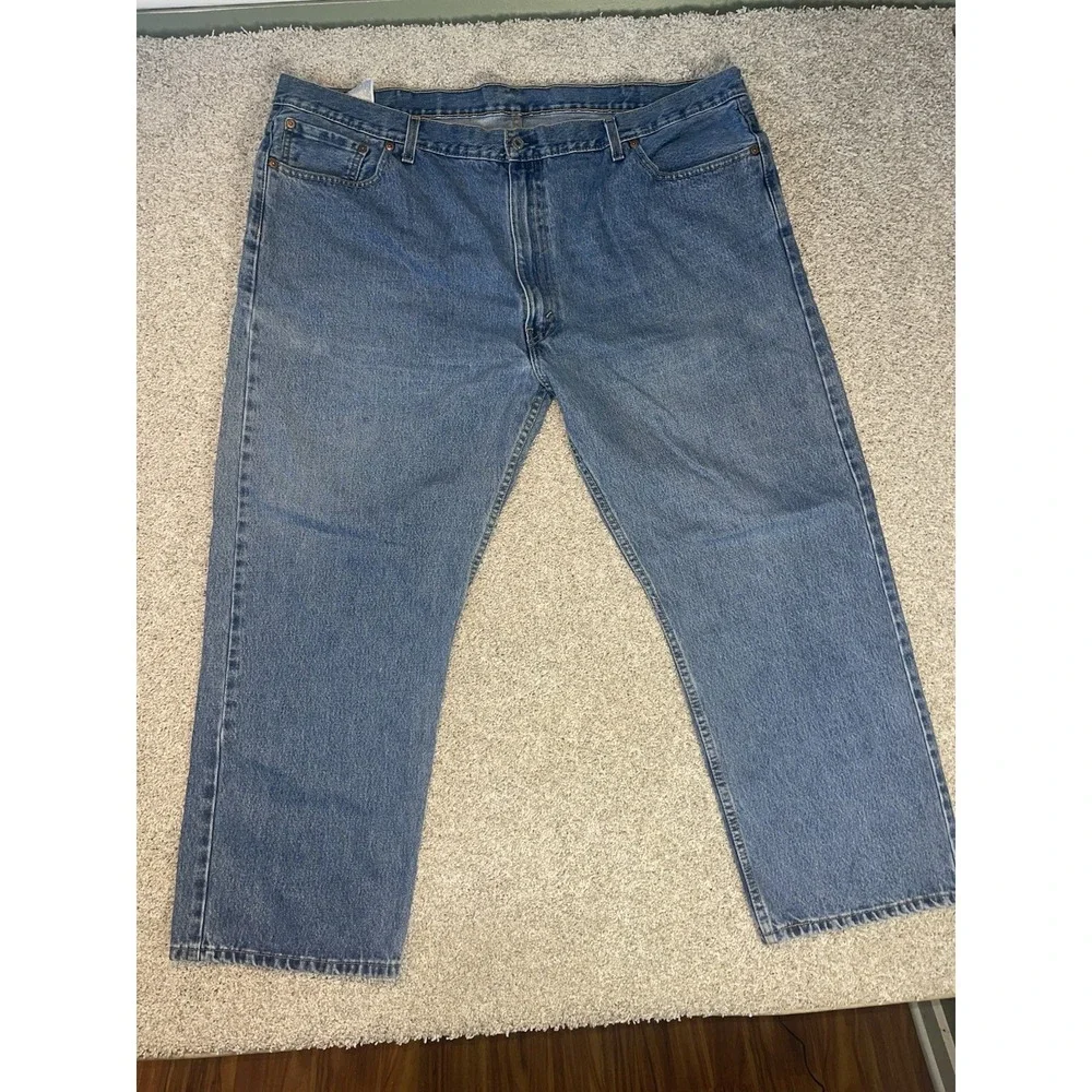 Levi's‎ 505 Mens Big & Tall Jeans Sz 50x30 Relaxed Fit Straight
